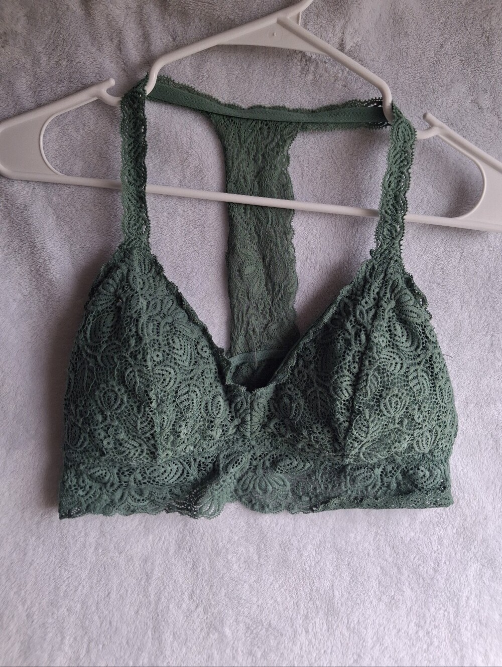Auden Olive Lace Racerback Bralette